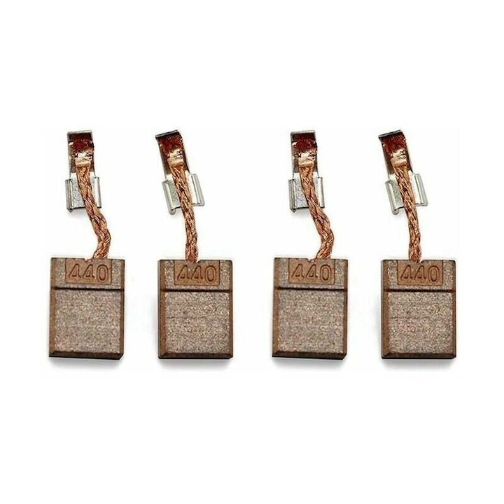 Set 4 Bucati Perii Motor Carbon Cb-440, Cb-448, Cb-436, 195021-6, 194427-5, 194159-4, Pentru Unelte Electrice