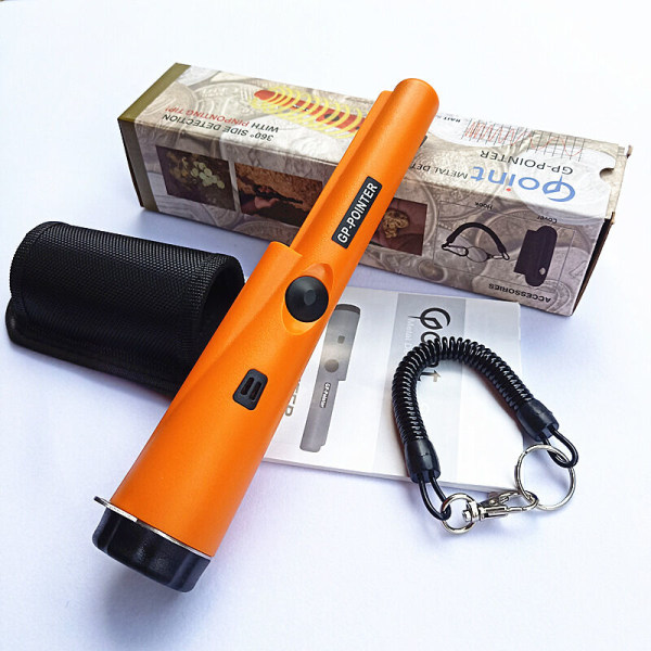 Liten Positioneringsstav Metalldetektor (orange),