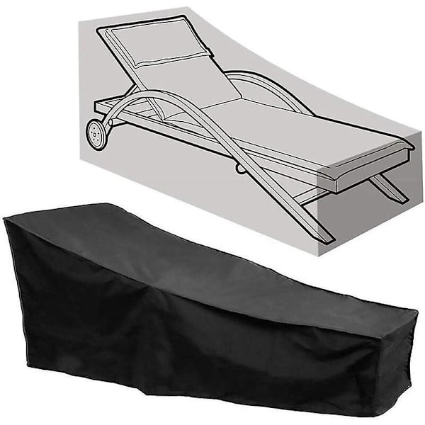 Cover, Trädgårdssolstol Vattentätt Cover Svart 200704068cm