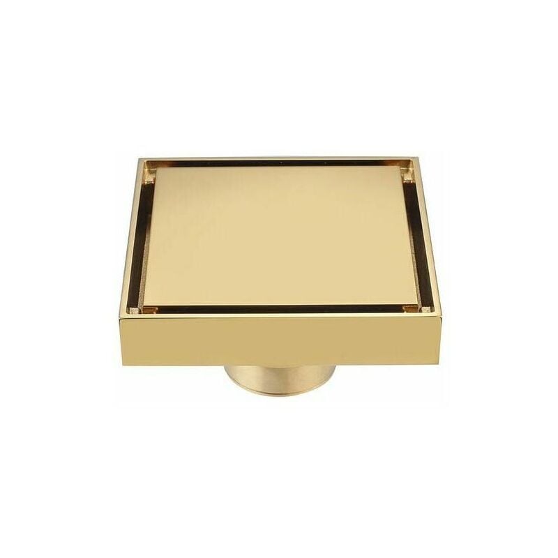 Parquet Full Copper Brossé Gold Soigné Aux Odeurs Avec Filtre Noyau Intérieur Wc Salle De Bain Machine À Laver Balcon Cacher Gold Floor