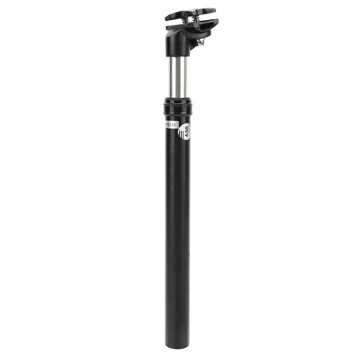 Tija De Sa Cu Suspensie Pentru Bicicleta, Aluminiu, 27.2 Mm, 350 Mm, Negru