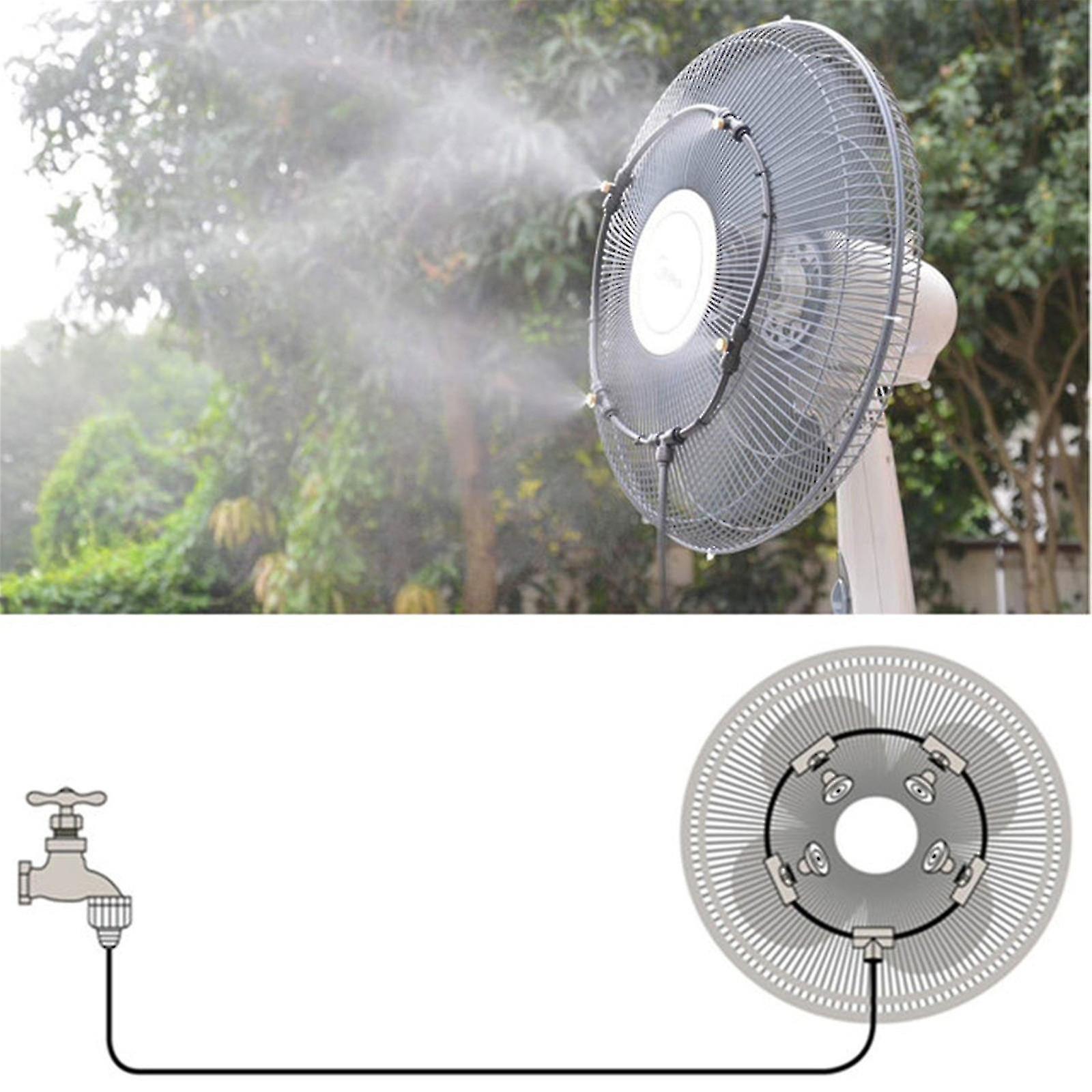 Ventilateur Brumisateur D'Extérieur Huafei, 40 Cm (16 Pouces), Pour Terrasse Et Jardin.