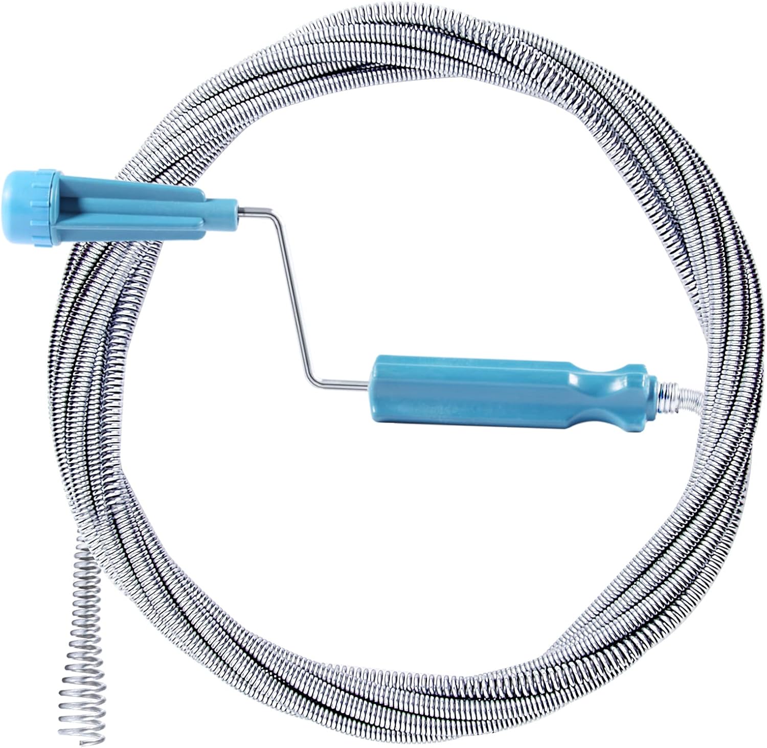 Professionelle Abflussspirale, 5 M X 6 Mm Spirale, Toilettenreinigungssonde Mit Kurbel, Effektives Werkzeug Für Waschbecken, Dusche Und Rohre.