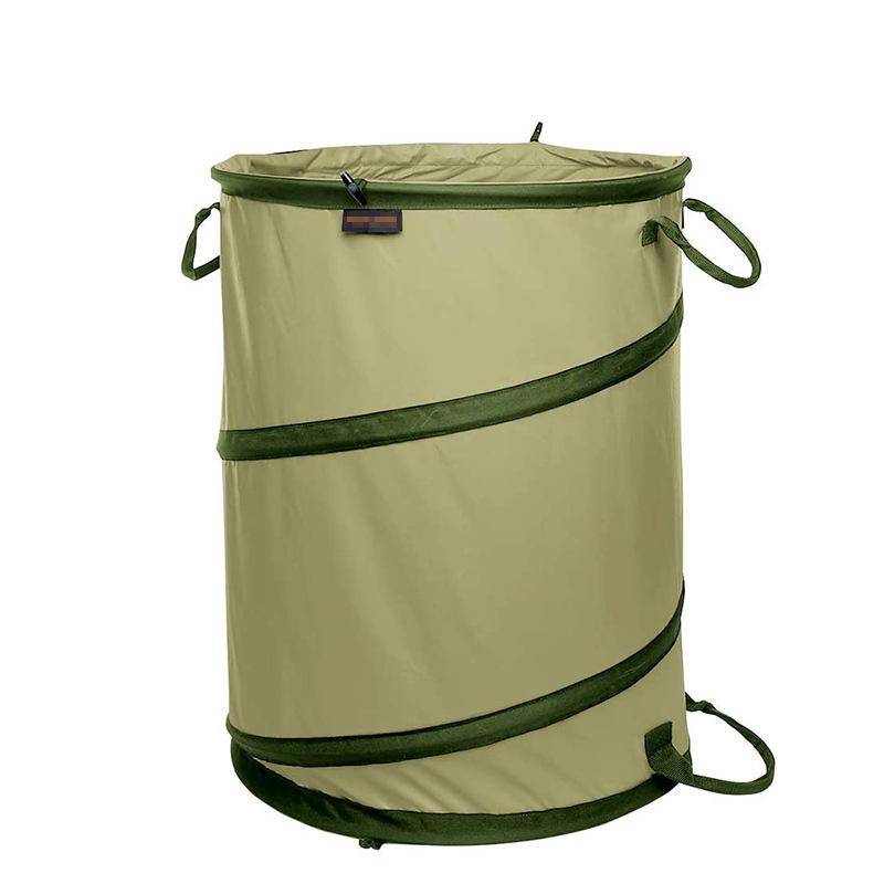 91-liter-gartenbeutel Mit Selbstausdehnung (ø46 X 55 Cm), Wiederverwendbarer Gartenabfallbehälter, Bioabfallbeutel Für Camping, Picknicks Und Outdoor-aktivitäten