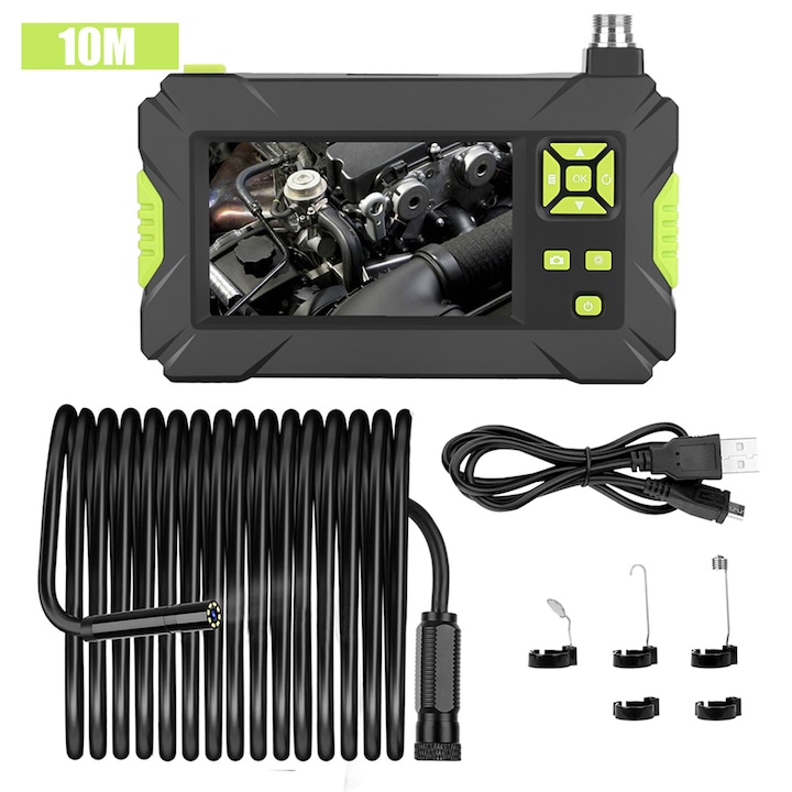 1080p-endoskopkamera, Wasserdicht Nach Ip67, 10 M Kabel, 3 Zoll Durchmesser, 8 Einstellbare Leds