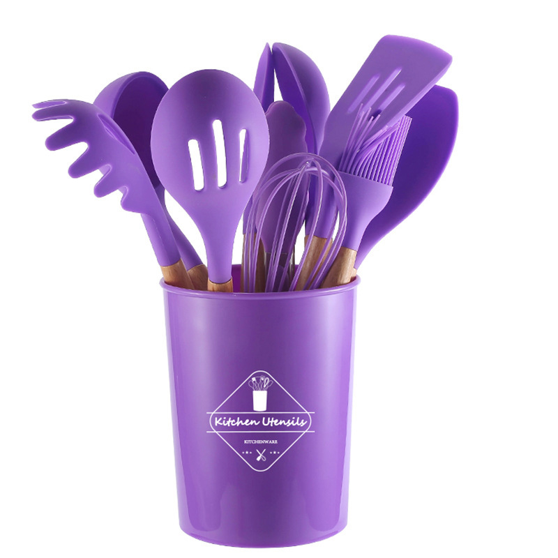 Esslöffel, Pfannenwender, Schaberpinsel, Ölpinsel, Küchenutensilien-set, Kochzubehör, Komplettes Kochset