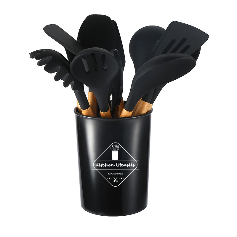 Esslöffel, Pfannenwender, Schaberpinsel, Ölpinsel, Küchenutensilien-set, Kochzubehör, Küchenset