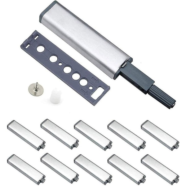 Türdämpfer, 10 Druckempfindliche Anschlagpuffer Für Das Öffnen, Push-to-open-system, Schranktürdämpfer, Schubladenschloss Mit Magnet