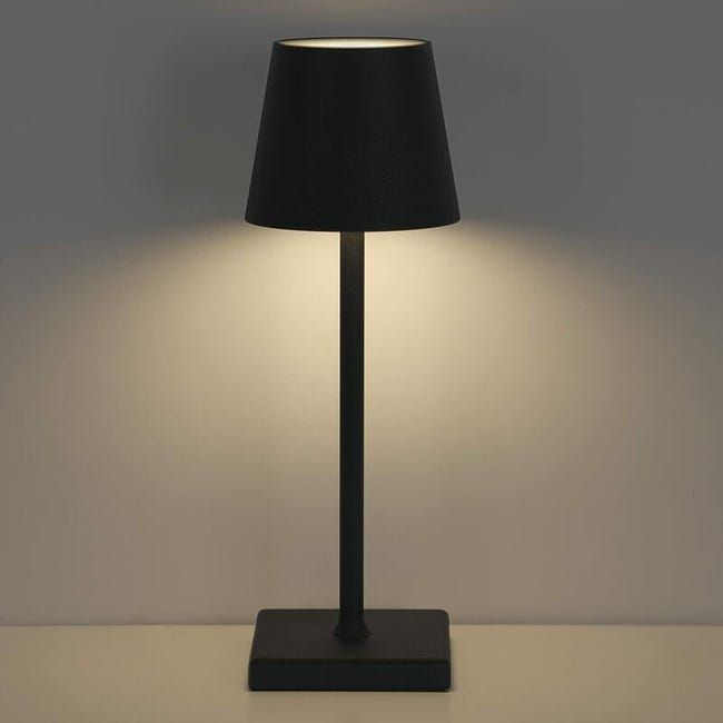 Kabellose, Per Usb Aufladbare Nachttischlampe, 3000k Warmes Licht, Touch-steuerung, Ideal Für Camping, Drinnen, Draußen, Terrasse, Restaurant.