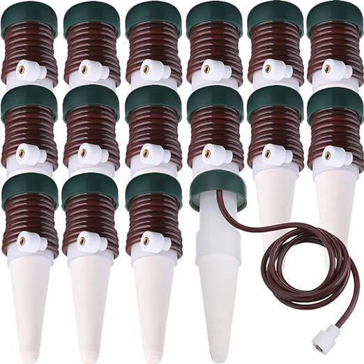 Automatische Pflanzensprinkler, Tropfbewässerungssystem Mit Langsamer Wasserabgabe Für Zimmer- Und Gartenpflanzen (16er-packung)