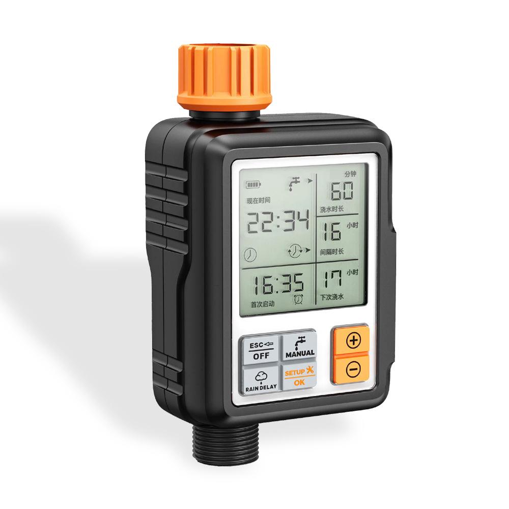 Automatischer Gartenbewässerungstimer, Bewässerungsprogrammierer Für Den Außenbereich, Sprinklerregler Mit Großem Lcd-bildschirm