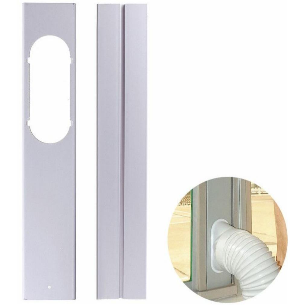 Verstellbare Dichtungsplatte Mit 3-stufigem Deflektor Für Mobile Klimageräte, Integriertes Fensterpanel, Ausziehbare Höhe 55–110 Cm, 55 X 10 Cm, Öffnung 7,5 X 20 Cm, 2er-set Treetalk