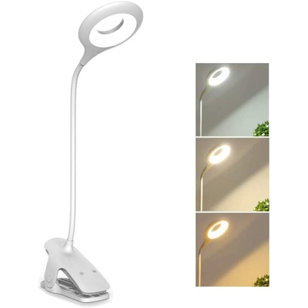 Ansteckbare Led-leseleuchte Ph500, 1800 Ma, Blendfreie Tönung, Nachttischbeleuchtung, Augenschutz, Smarte Schreibtischlampe.