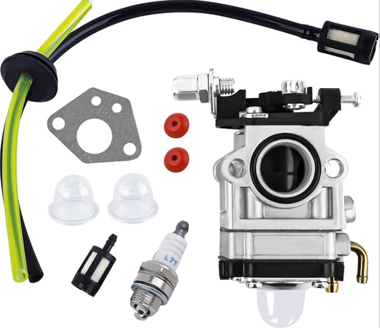 52cc 49cc 43cc Freischneider-vergaser, Komplettset Mit Dichtung, Schlauch, Zündkerze Und Kraftstofffilter.
