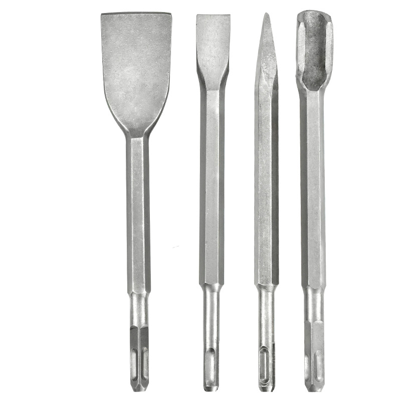 Sds-plus-meißel 250 X 75 Mm, Gebogener Fliesenmeißel, Abbruchwerkzeug Zum Entfernen Von Fliesen, Gebogen, 1 Stück