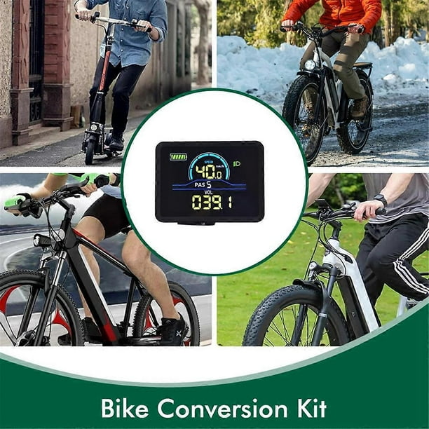 P5c Uart Farb-lcd-display Für Elektrofahrräder, 6-pin Smart Meter, Hintergrundbeleuchtung, E-bike-kompatibel