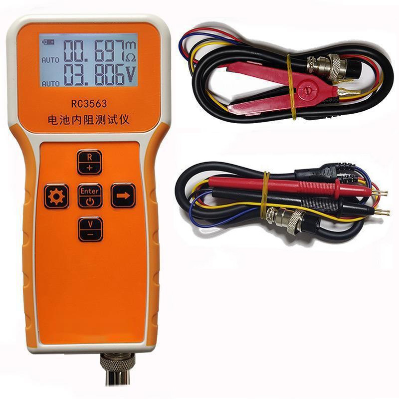 Hochpräzises Batterietestgerät, Innenwiderstandsdetektor, Lcd-bildschirm, Tragbares Strommessgerät – 1 Stück