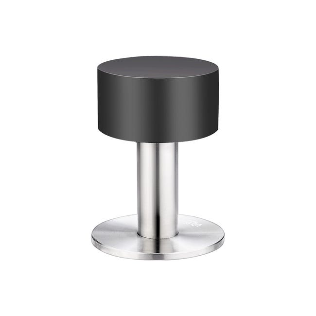 5-teiliges Set Selbstklebender Türstopper, Edelstahlstopper Mit Stoßdämpfenden Gummipads, Geräuschlose Türstopper Für Möbel Und Türen, Doppelseitige 3m-klebefläche, 100 Mm