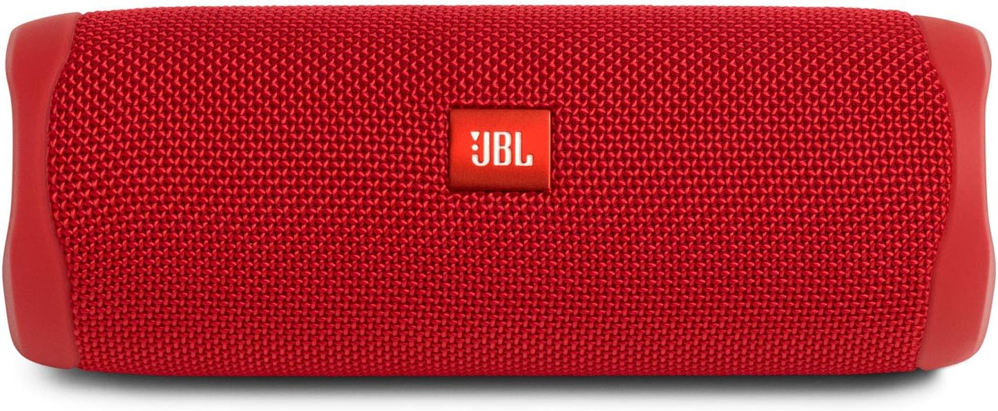 Flip 5 Tragbarer Bluetooth-lautsprecher, Wasserdicht, Rot, Kabelloser Reiselautsprecher, Ipx7, Kraftvoller Jbl-sound, Ideal Für Reisen Und Outdoor-aktivitäten