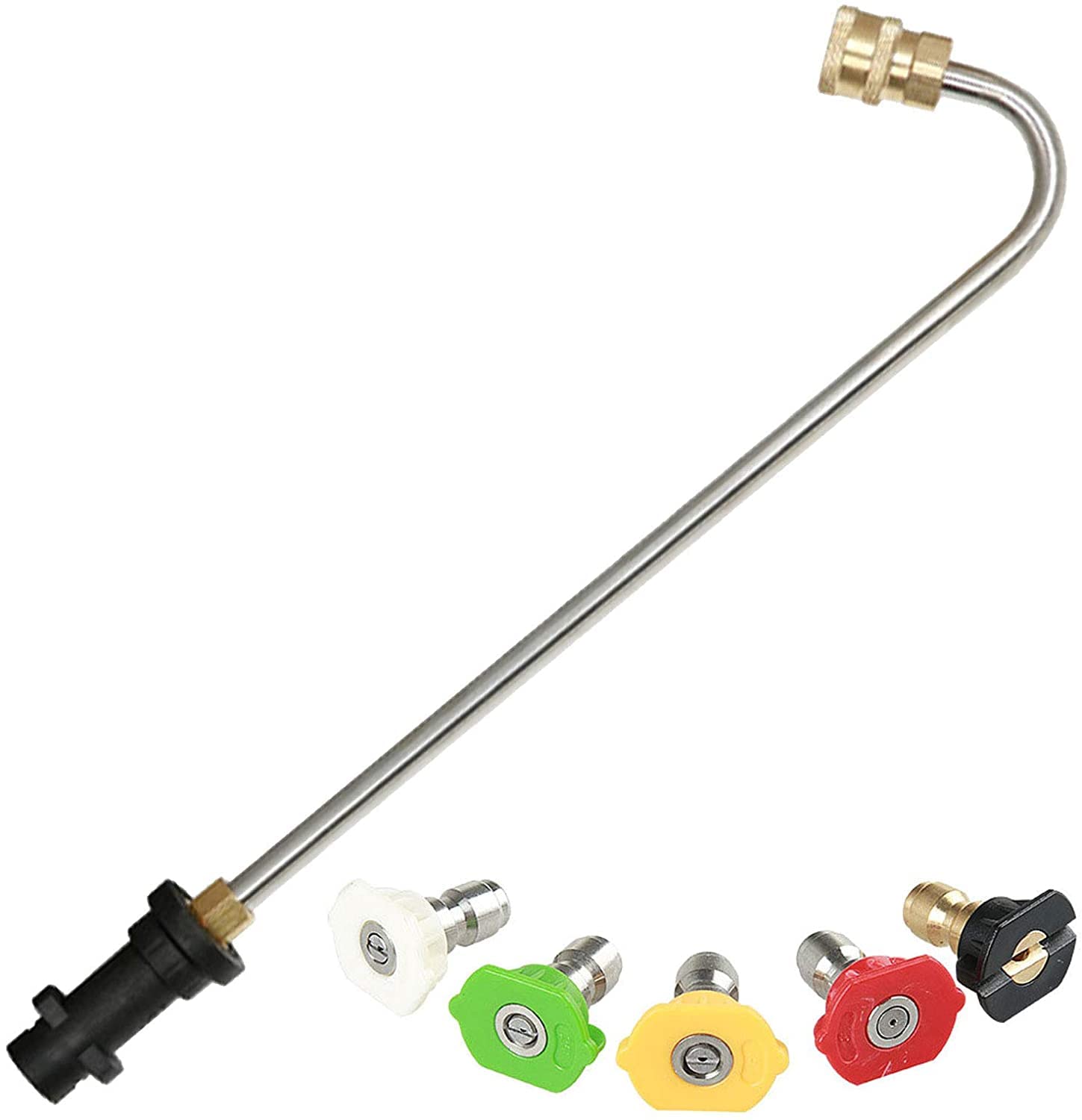 Dachrinnenreiniger Für Kärcher K2 K3 K4 K5 K6 K7 - Flexible U-förmige Stange Mit 5 Düsen Für Hochdruckreinigung