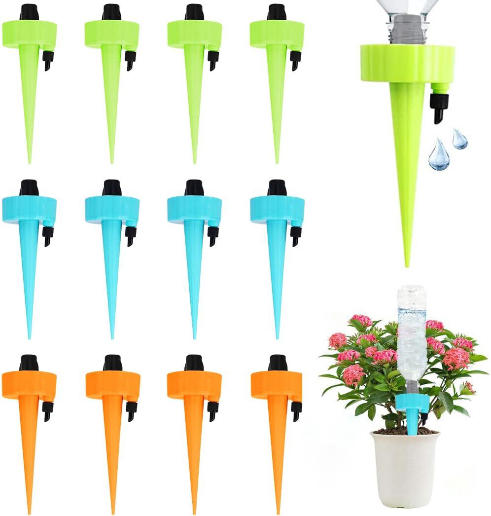 12-teiliges Automatisches Bewässerungsset, Tropfbewässerungsdüsen, Mikro-bewässerungssystem Für Zimmer- Und Gartenpflanzen, Langzeitbewässerung Für Die Feiertage, Automatischer Rasensprenger.