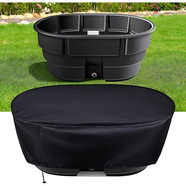 Wasserdichte, Ovale Teichabdeckung (150 Gallonen), Staubdichter Schutz Aus Oxford-gewebe Mit Kordelzug, Wasserabweisende Abdeckung Für Gartenteiche