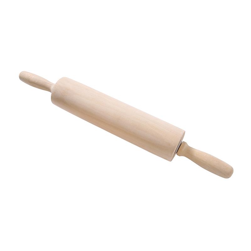 Nudelholz Aus Massivholz, Küchenhelfer Zum Kneten Von Teig, Ravioli-stab, Nudeln Und Ravioli-teigblättern, Vielseitiges Küchengerät, 43 X 5,5 Cm