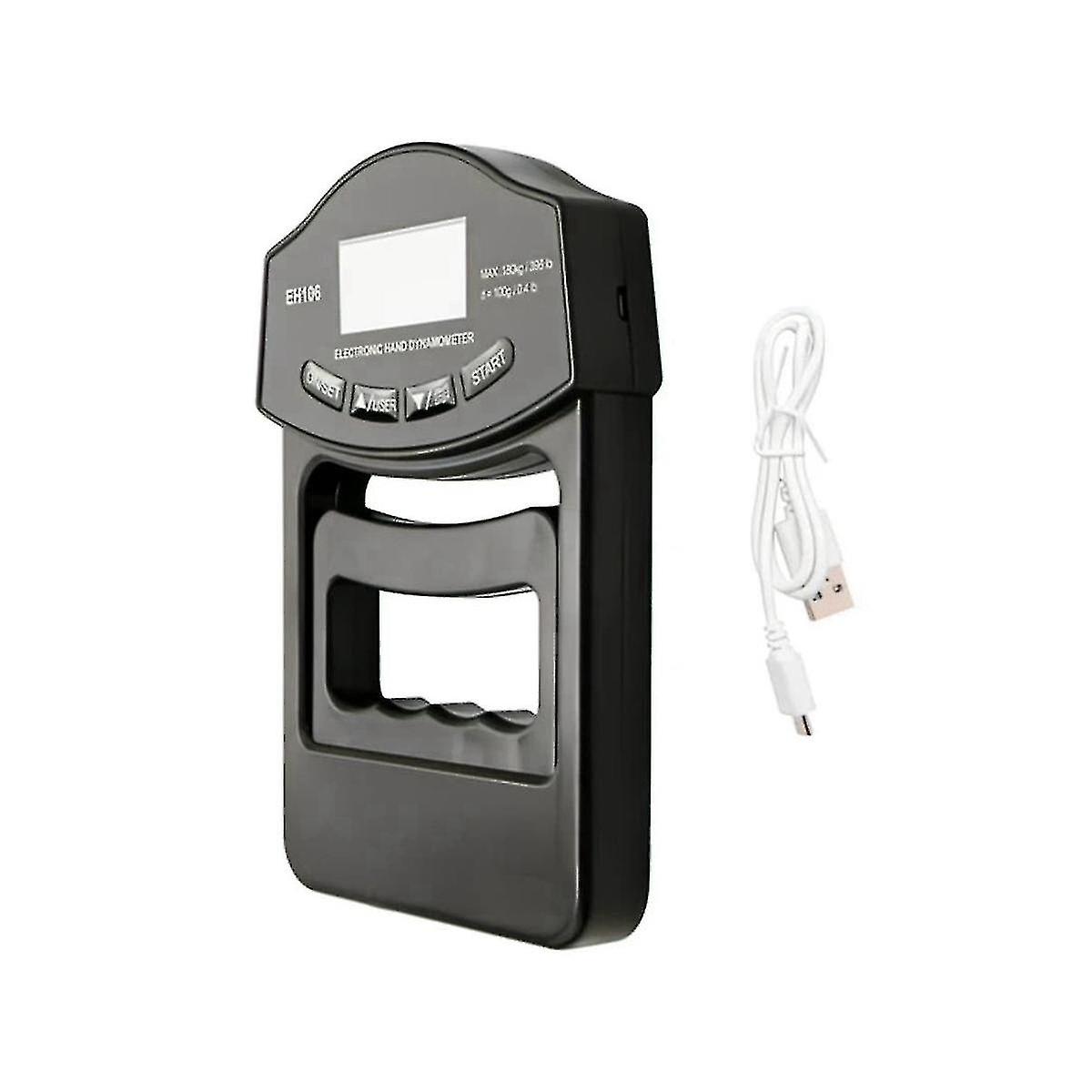 Testeur De Force De Préhension, Dynamomètre Manuel Numérique 396 Lbs/180 Kg, Écran Lcd Usb