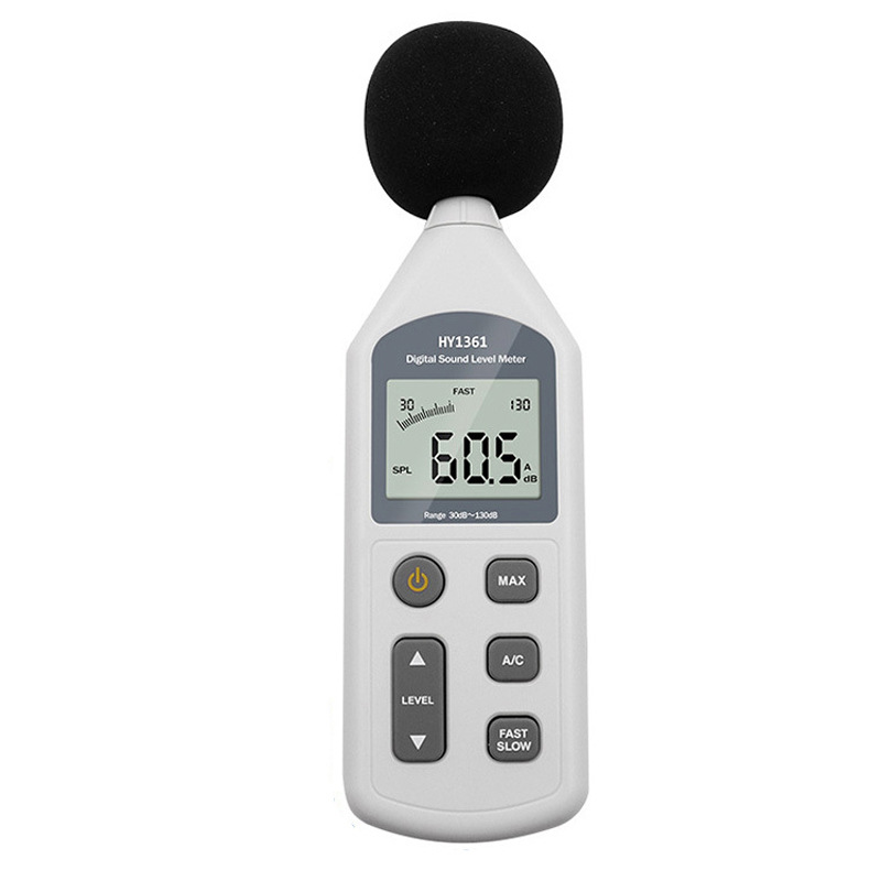 Hy‑1361 Sonomètre Numérique Écran Lcd Portable Moniteur De Décibels Usb Enregistreur De Bruit Double Sortie De Signal Analogique 30-130dba 35-130dbc