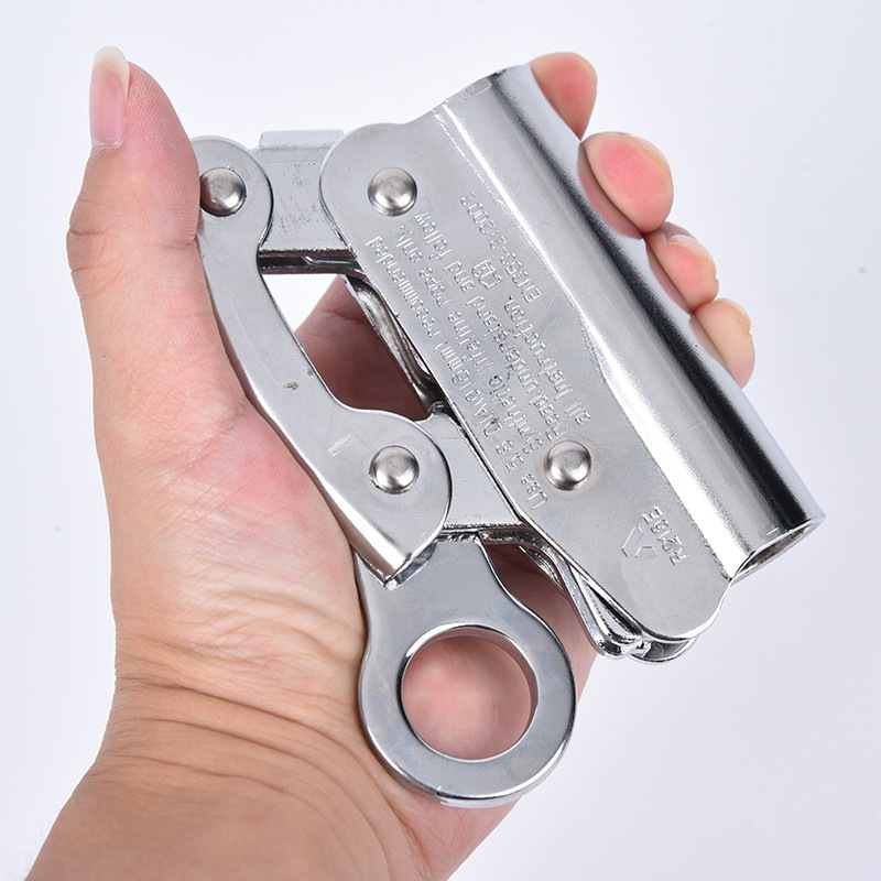 Dispositif D'Arrêt De Descente Auto-freinant, Outil De Prévention Des Chutes D'Escalade Autobloquant 6kn, Coulisseau De Corde Fermé De 16 Mm