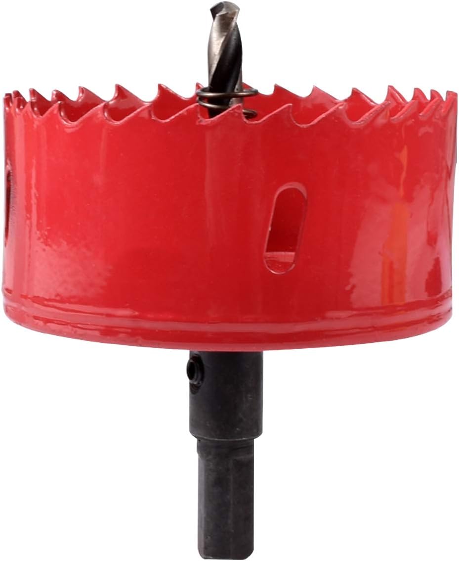 Scie Cloche Bimétallique, Scie Cloche À Bois Ø90 Mm, Foret De Centrage Pour Scie Cloche, Pour Percer Le Plastique, Le Pvc, Le Bois, Les Panneaux De Fibres Et Les Métaux Tendres.