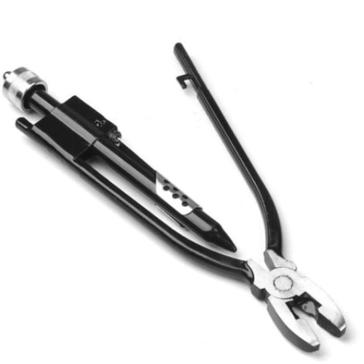 Pince À Épiler Pour La Coupe De Cheveux, Qttvbtna, 15 Cm, Acier Au Carbone, Noir/argent