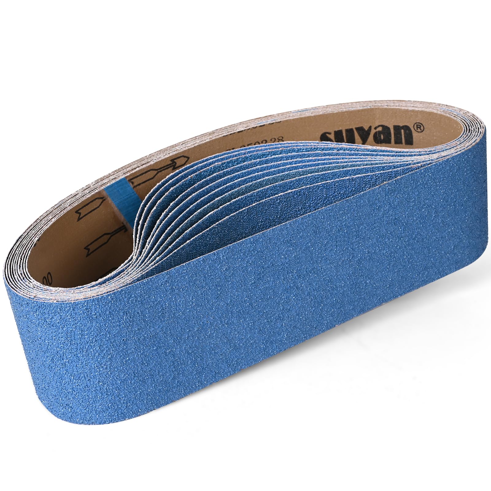 Bandes Abrasives 100 X 915 Mm, 10 Pièces Bandes Abrasives Grain 100 Pour Ponceuse À Bande Pour Métal Bois