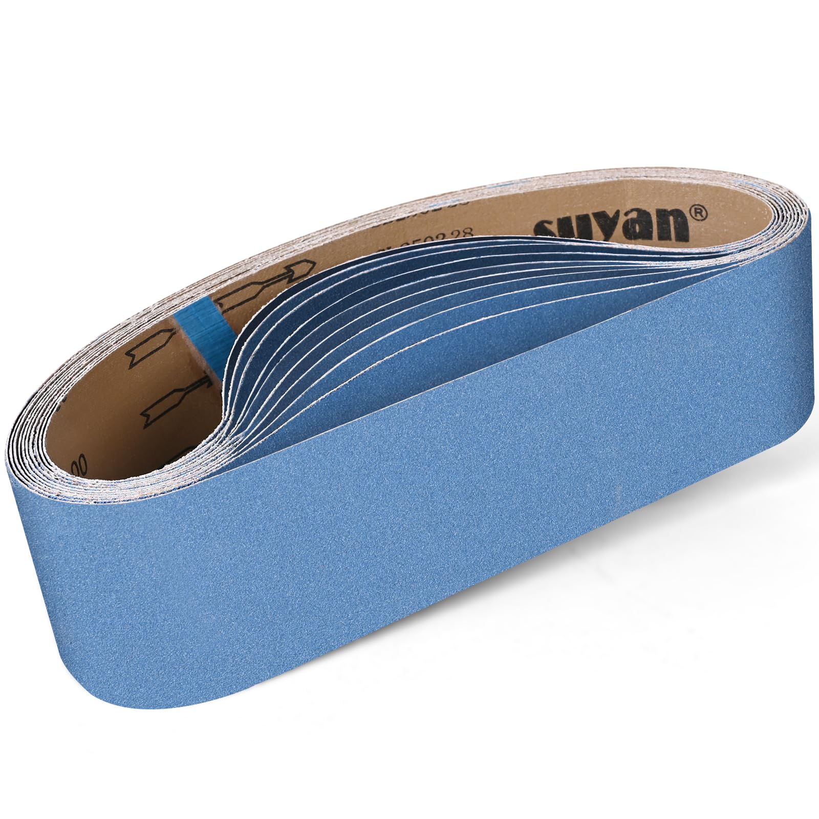 Bandes Abrasives 100 X 915 Mm, 10 Pièces Bandes Abrasives Grain 240 Pour Ponceuse À Bande Pour Métal Bois