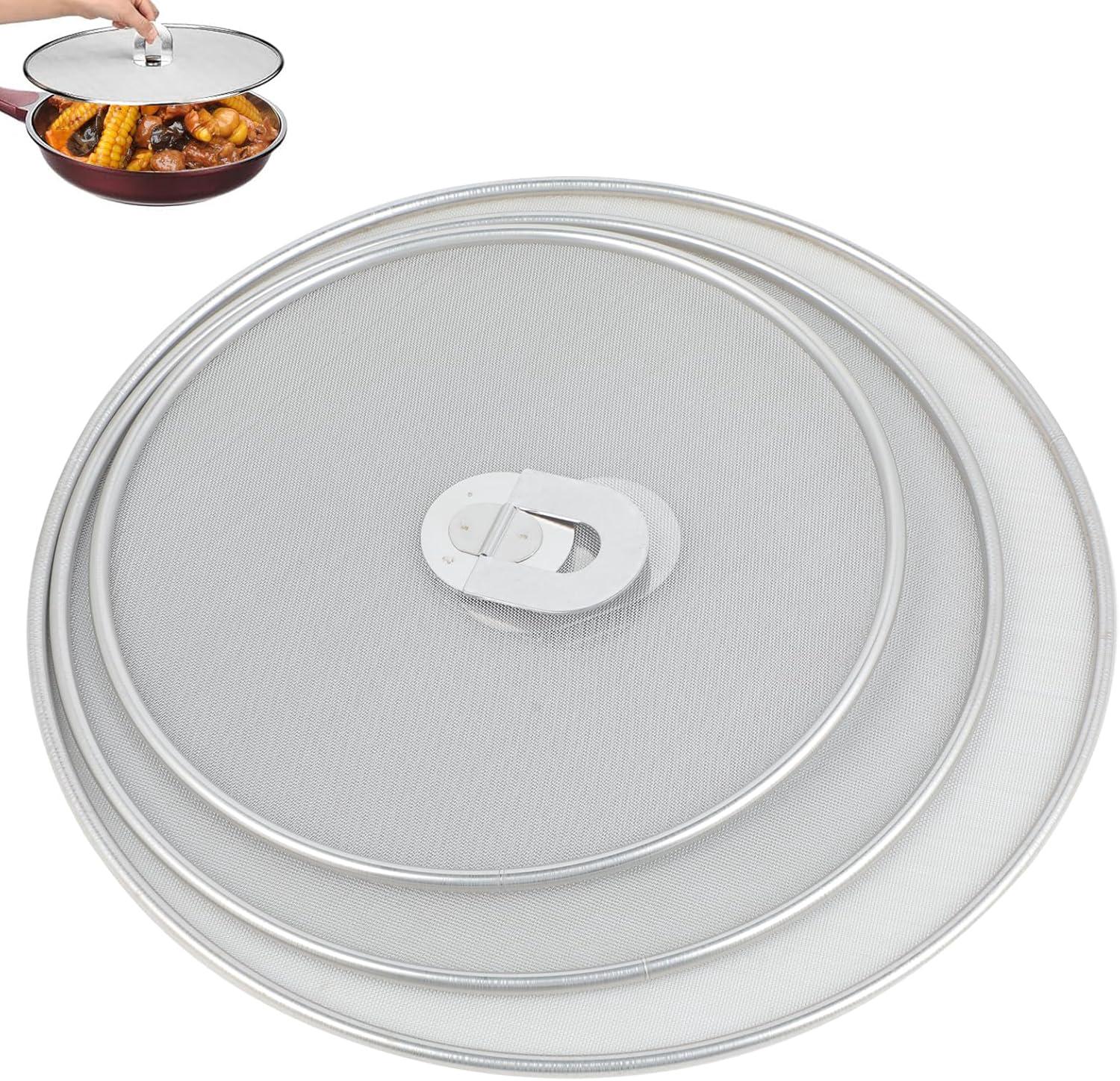Pièces Couvercle Anti Éclaboussures En Acier Inoxydable, Couvercles Pour Casseroles Et Poêles, Protection Contre Les Graisses Et Les Liquides