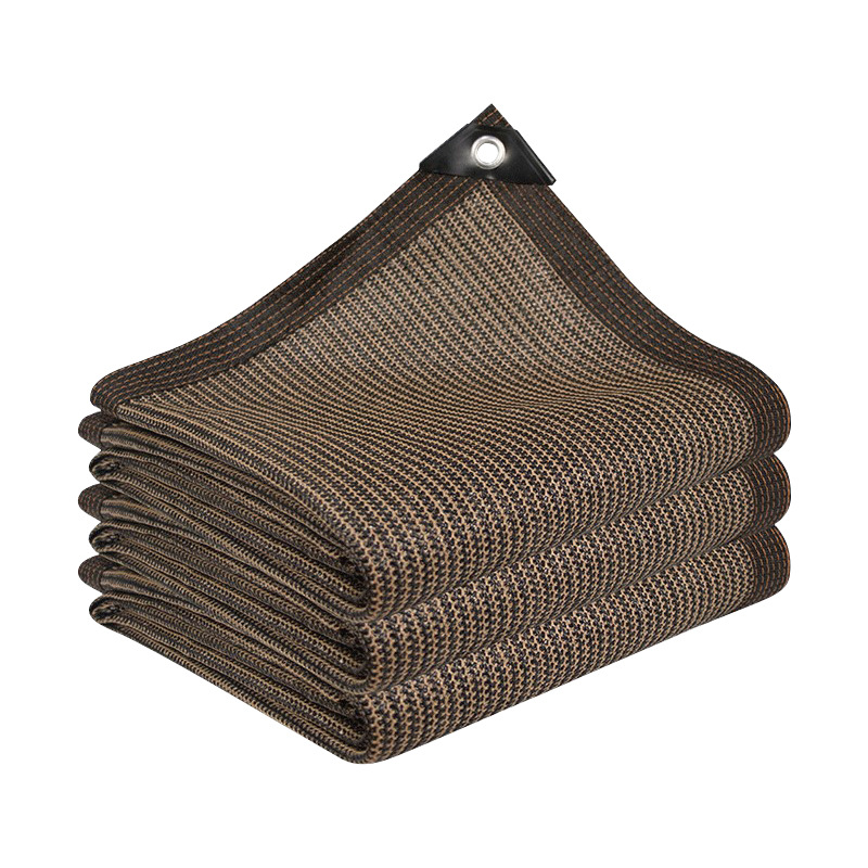 Red De Sombra Con Protector Solar, Malla Marrón Anti-uv Para Estanque, Jardín O Plantas, 95%