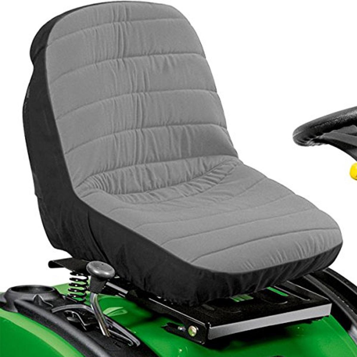 Housse De Siège Robuste En Coton Et Polyester Gris Pour Chariot Élévateur, Tracteur Et Tondeuse À Gazon Housse Anti-poussière Pour Coussin De Siège