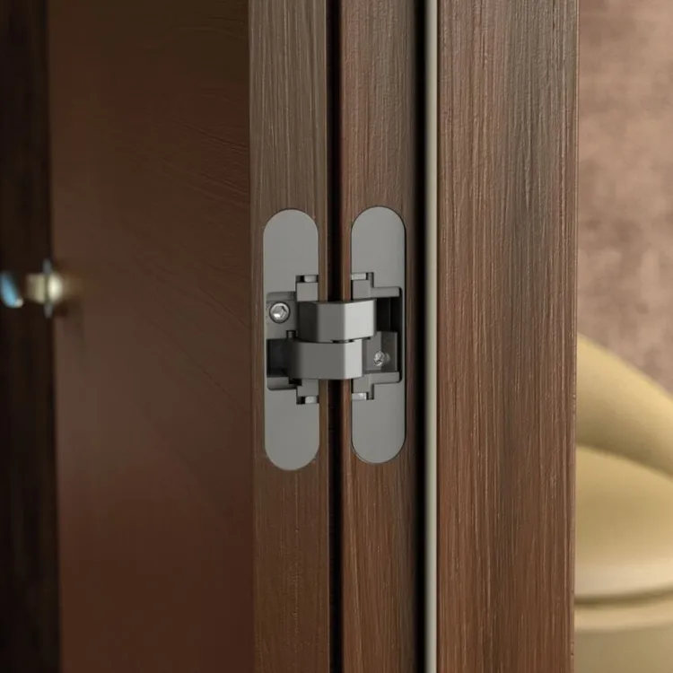 Lot De 2 Charnières À Caisson Emuca Pour Portes De Passage, Charge 40 Kg, Ouverture À 180°, Zamak, Gris Métallisé (référence Produit : 93356218 Référence Offre : 1015liu24)