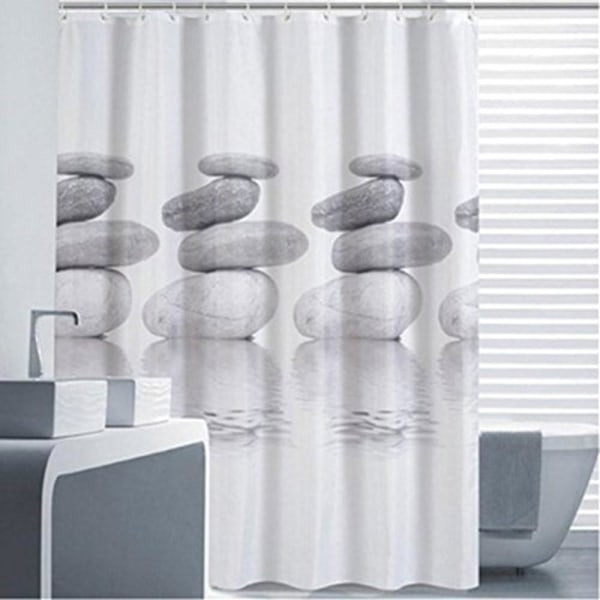 Draperie De Douche 200x200 Textile Gris Galet Antimogel Et Vattenavvisande Draperie De Douche (200200cm),
