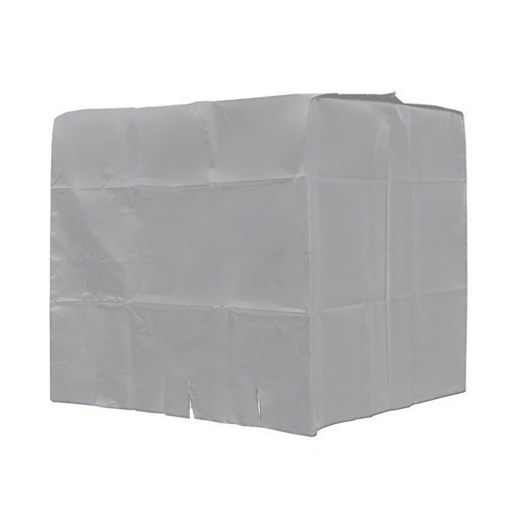 Aiducho 600l Ibc-schutzhülle – Staub- Und Regenschutzhülle Aus 210d Oxford-gewebe, 120 X 80 X 100 Cm, Grau – Wasserdichte Tankabdeckung