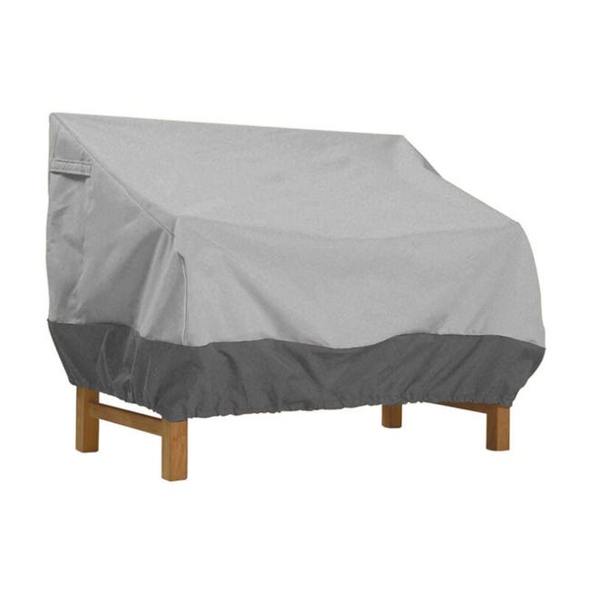 Wasserdichte Gartenbankabdeckung Aus Oxford 210d, Grau, 193x83x84 Cm, Schutz Im Außenbereich Gegen Regen Und Uv-strahlung.