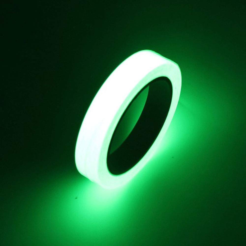10 M X 1 Cm Fluoreszierendes Grünes Phosphoreszierendes Klebeband, Selbstklebender Sicherheitslichtstreifen, Im Dunkeln Leuchtendes Klebeband Zur Markierung