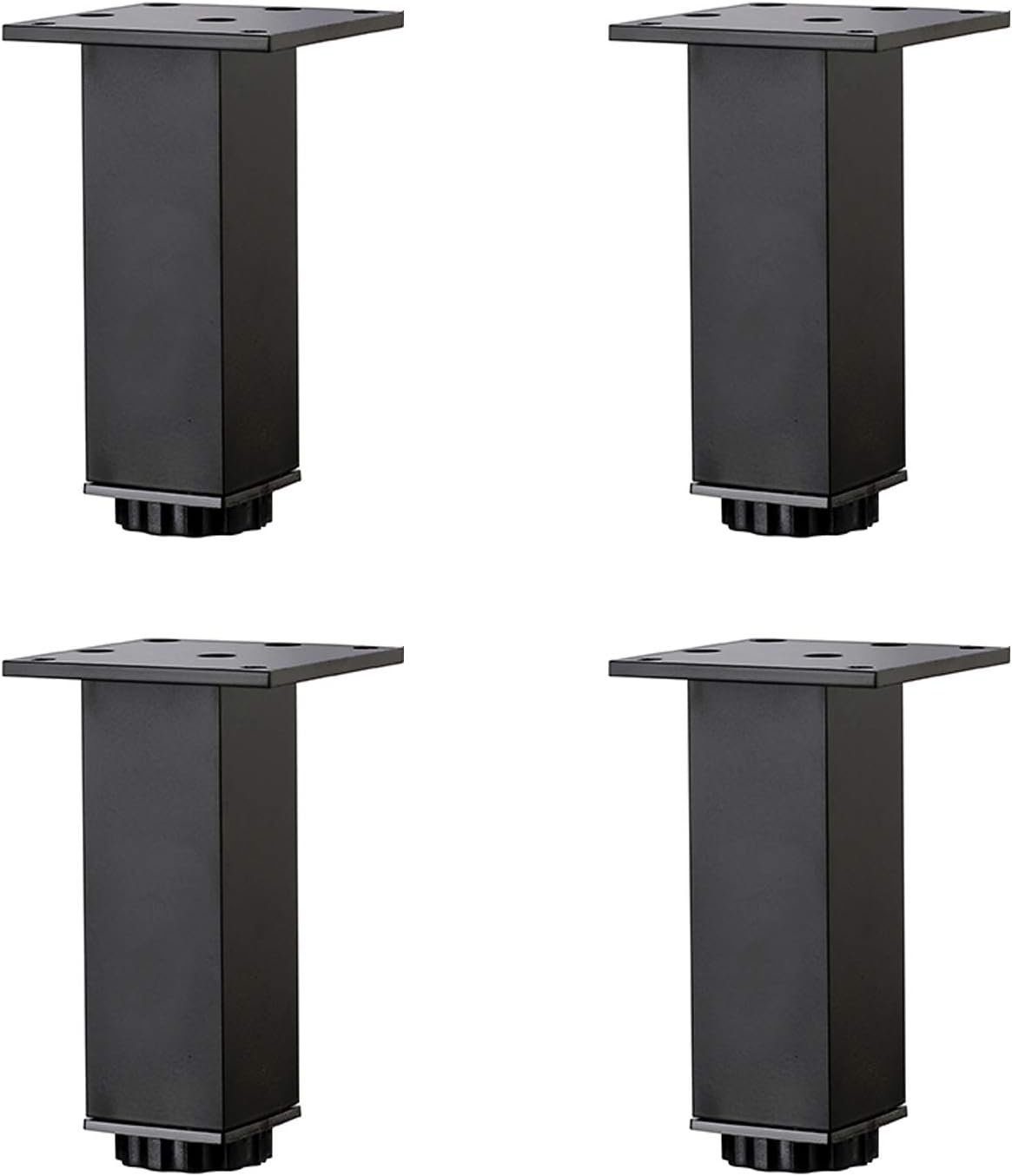 Pieds De Meubles En Alliage D'Aluminium Réglables En Hauteur,pieds De Table Basse De Canapé,pieds D'Armoire De Lavabo,5-40cm,4 Pièces (12cm/4.7in)