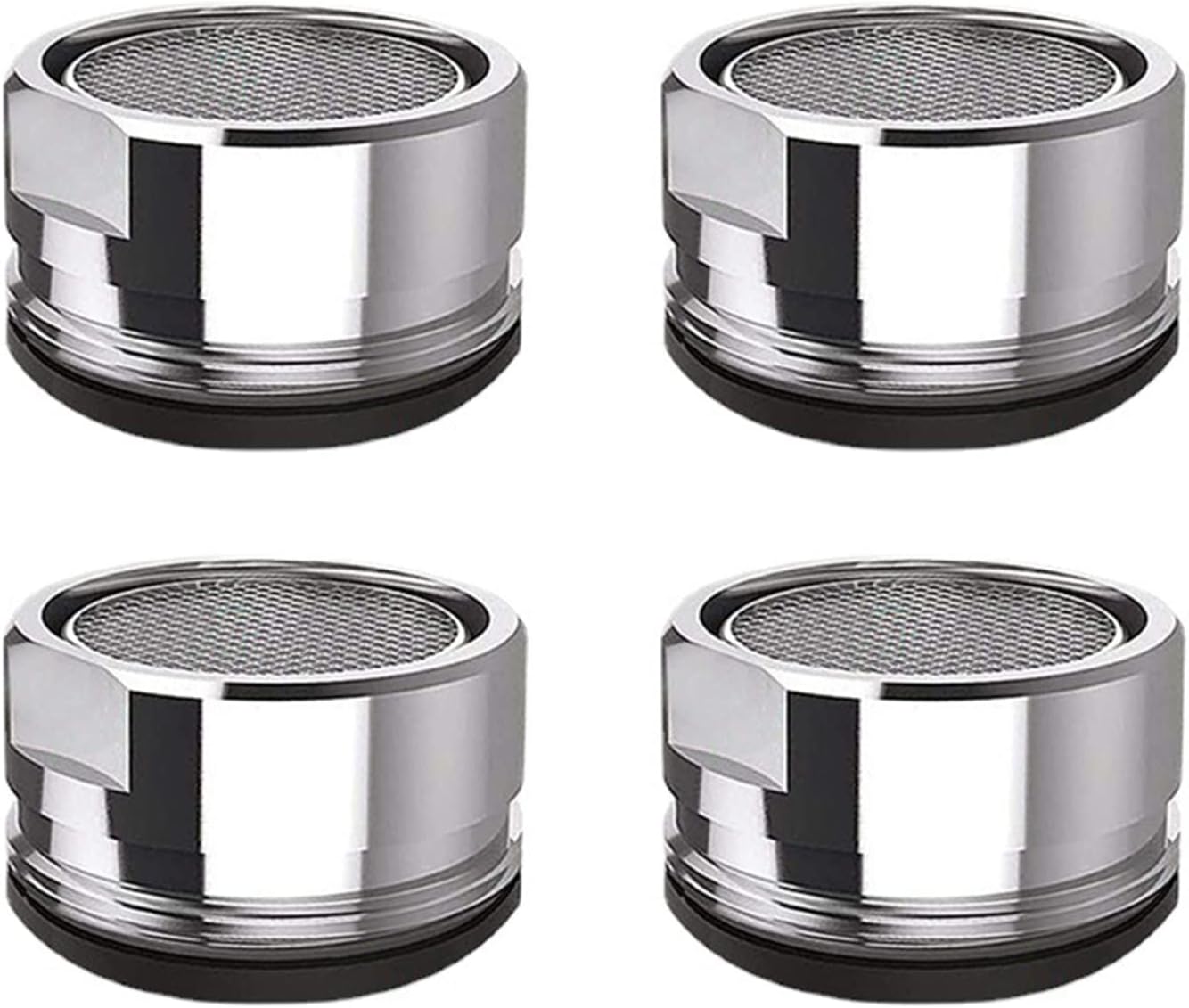 Mousseur Pour Robinet M24 En Laiton Chromé Avec Filtre Anticalcaire (lot De 4) - Aerateur Robinet Economie D'Eau