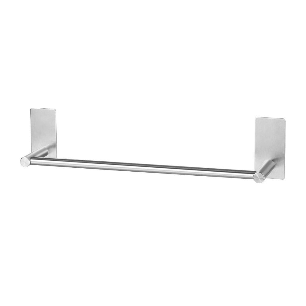 Porte-serviette Adhésif Inoxydable Sus304,40 Cm - Installation Sans Percage Pour Salle De Bain,douche Et Cuisine