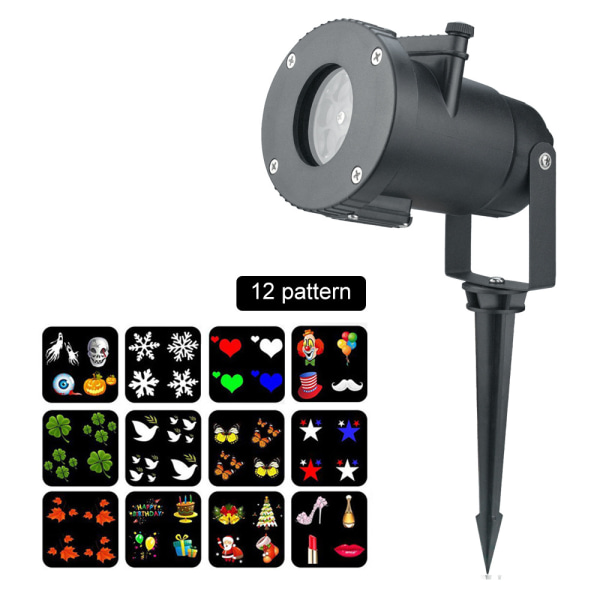 Lampe De Projection Led De Style New York, Projecteur Led Compatible Avec La Lampe De Projection De Juillet/halloween Vattentät Ip65 Julbelysning Utomhus Led