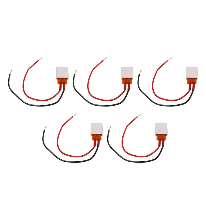 Set 5 Placi Incalzitoare Ptc, 25x21x5mm, Rapida, Sigura, 220v