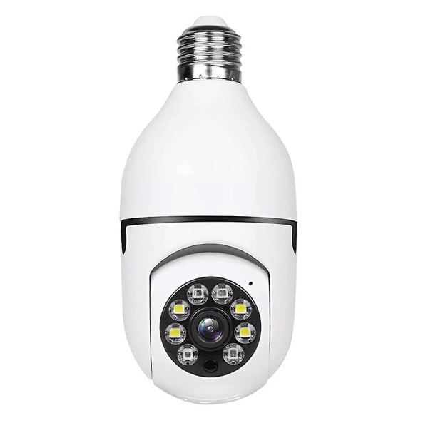 E27 Bulb Camera 1080p Säkerhetskamerasystem Med 2,4ghz Wifi