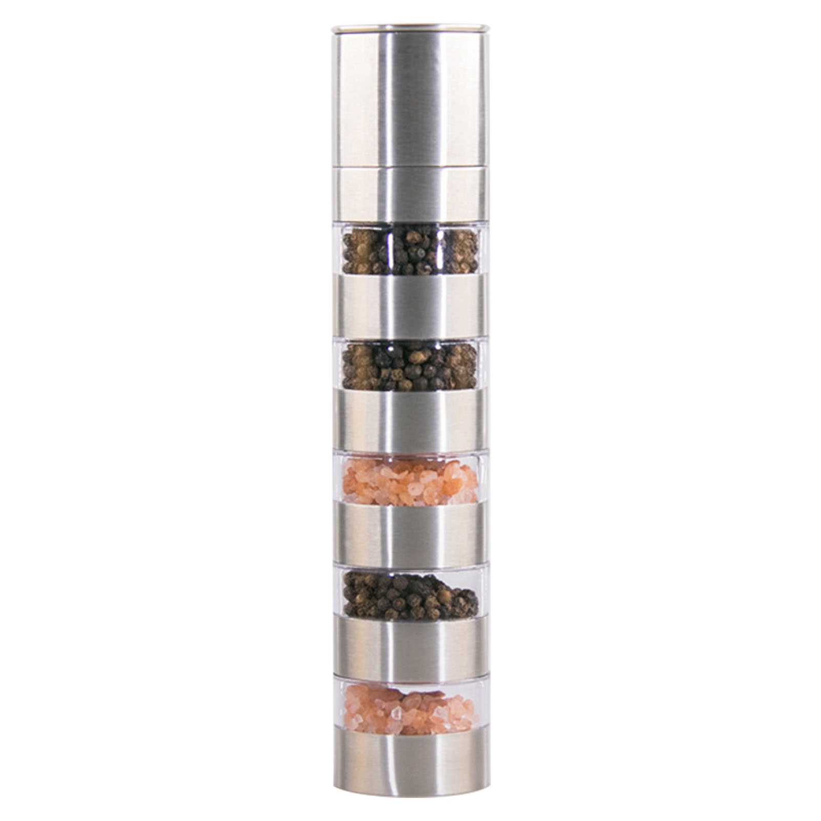 Molinillo De Pimienta Manual De Acero Inoxidable, Molinillo De Especias Ajustable Compacto Multifuncional Para Cocina