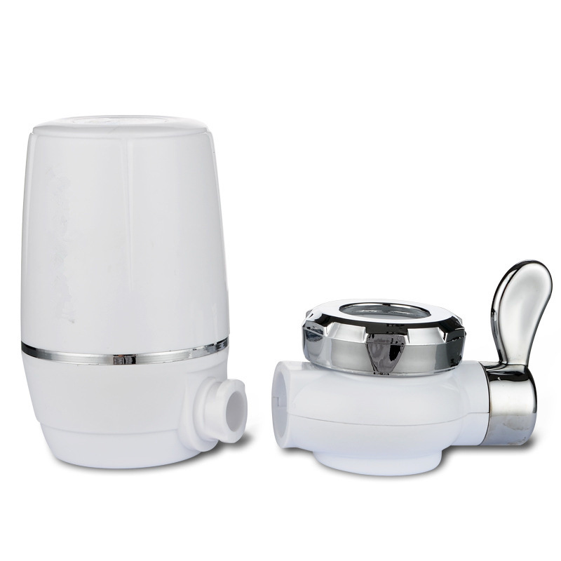 Water Purifier Faucet, Clean Kitchen Faucet Tap Water Purifier Remove Water Dirt Rust Mini Washable Ceramic Water Filter With Percolator